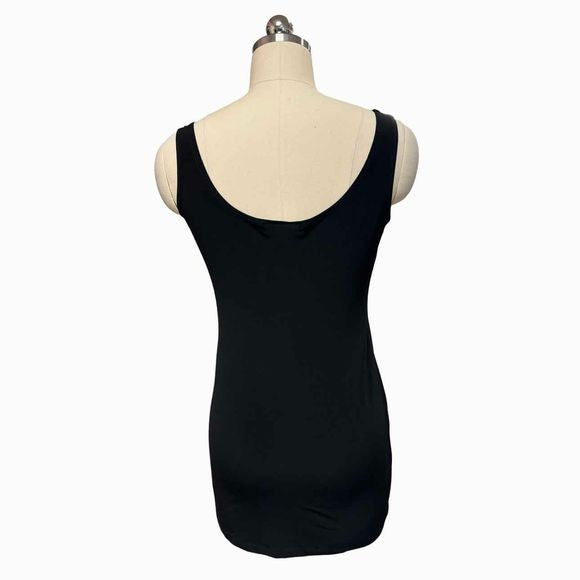 SOFTWORKS SLEEVELESS BLACK TANK TOP SIZE S