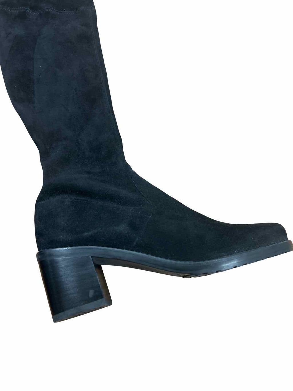 STUART WEITZMAN TIELAND OVER THE KNEE SUEDE BOOTS SIZE: 8.5