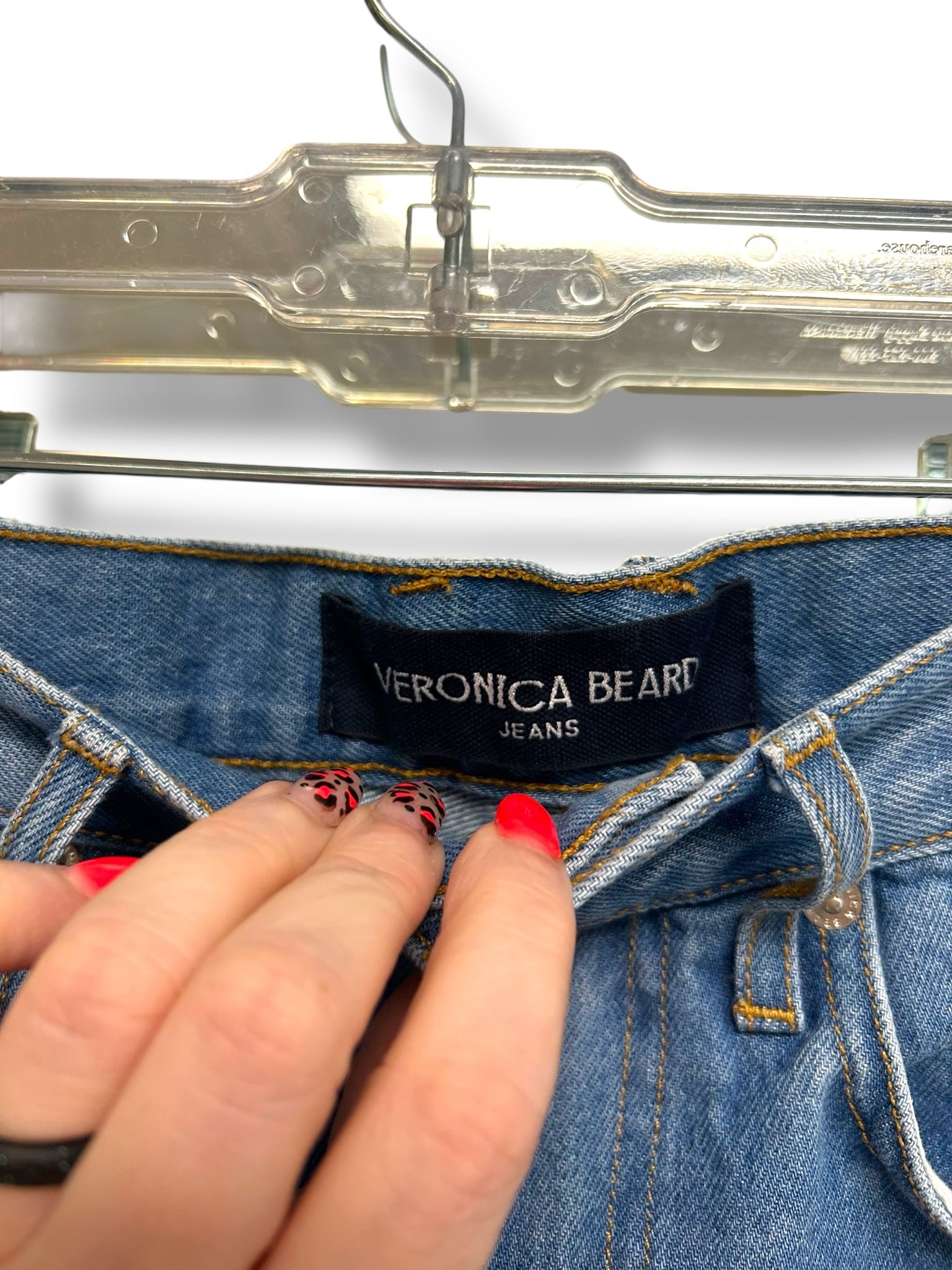 VERONICA BEARD TAYLOR WIDE LEG CROP JEAN MEDIUM WASH SIZE 27 - WEARHOUSE  CONSIGNMENT