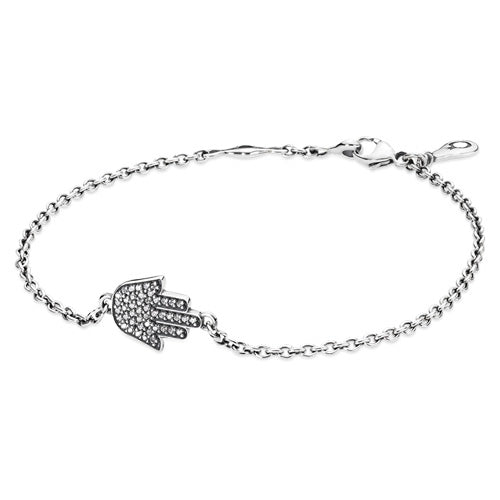 PANDORA SYMBOL OF PROTECTION HAMSA TENNIS BRACELET SIZE 7.1