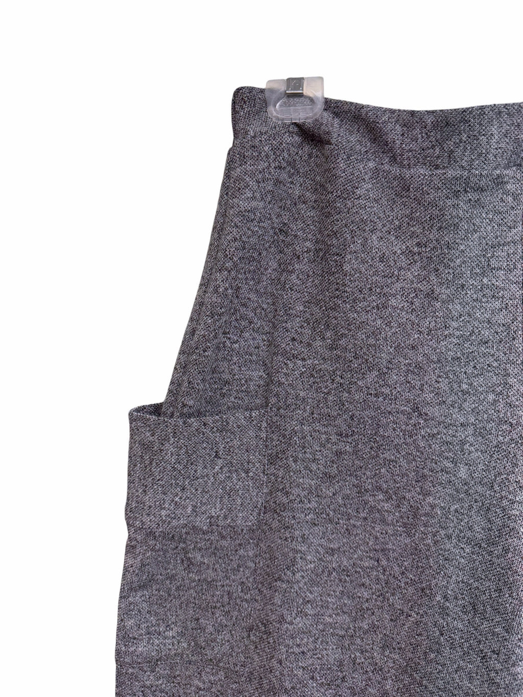 NWT KOZAN ART TO WEAR SADIE CROP WIDE LEG GRAY PANTS SIZE MEDIUM