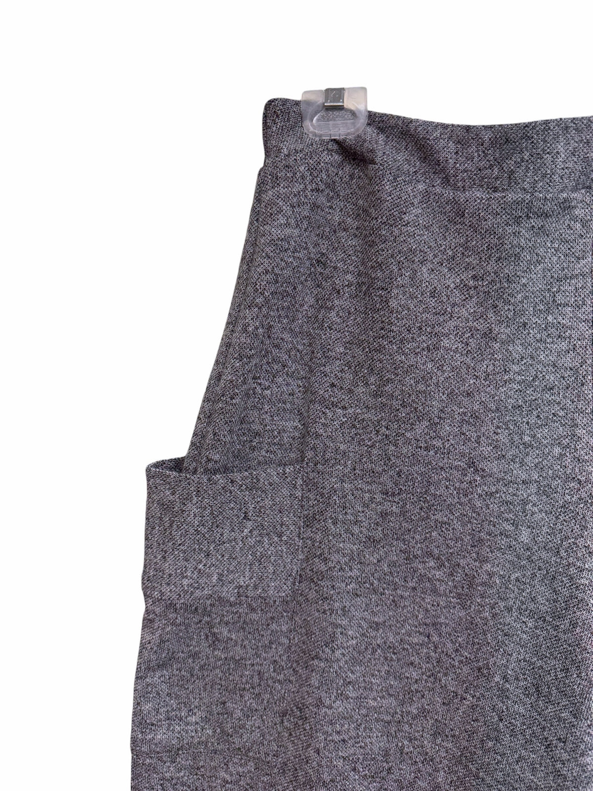 NWT KOZAN ART TO WEAR SADIE CROP WIDE LEG GRAY PANTS SIZE MEDIUM