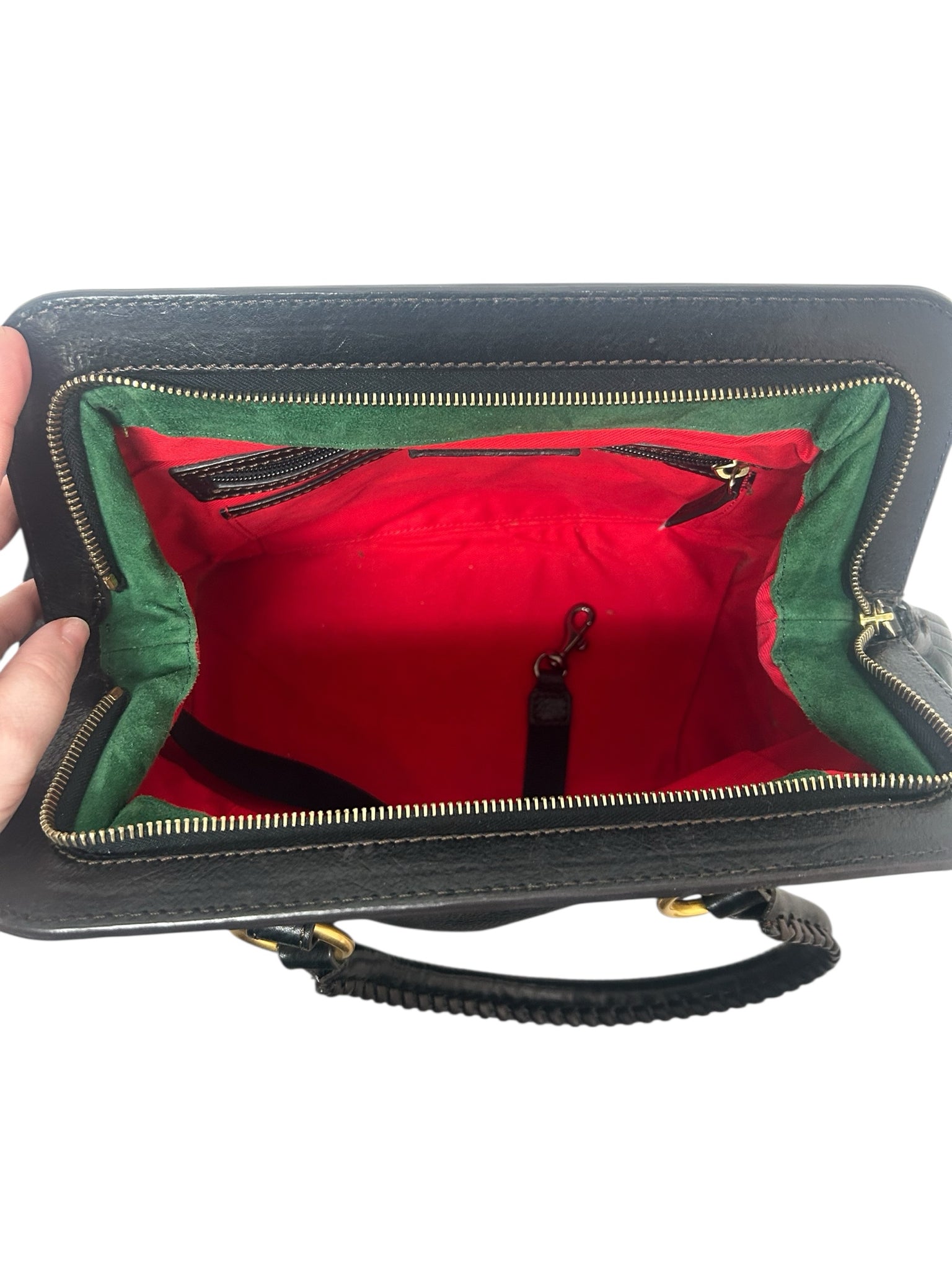 DOONEY FLORENTINE MITCHELL BAG BLACK LEATHER SHOULDER BAG