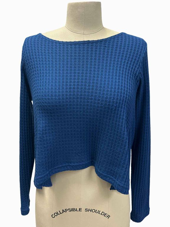 SYMPLI LONGSLEEVE WAFFLE SIZE: 4