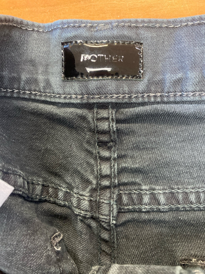 MOTHER THE INSIDER CROP STEP FRAY JEANS IN SO FAR GONE SIZE 27
