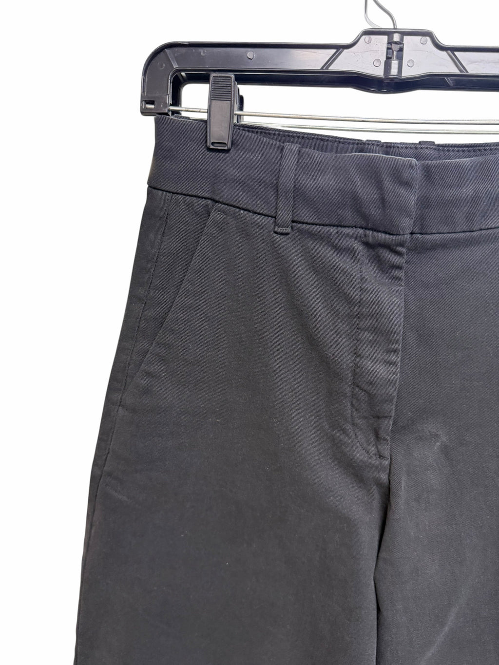 EVERLANE BLACK HIGH RISE ORGANIC COTTON WIDE LEG DENIM PANTS SIZE 6