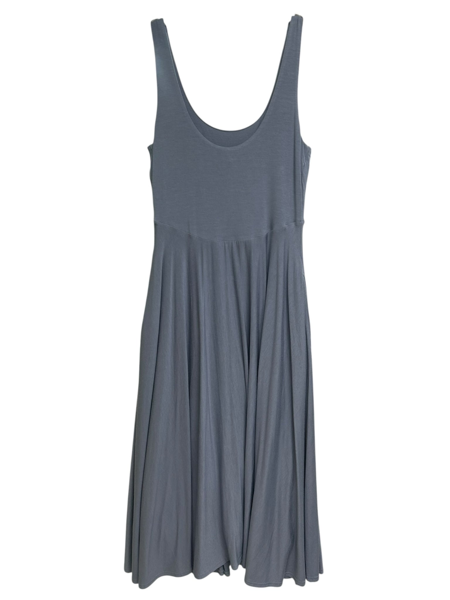 NWT ATHLETA SANTORINI CLOUD MIDI TANK DRESS COTTAGE BLUE SIZE SMALL
