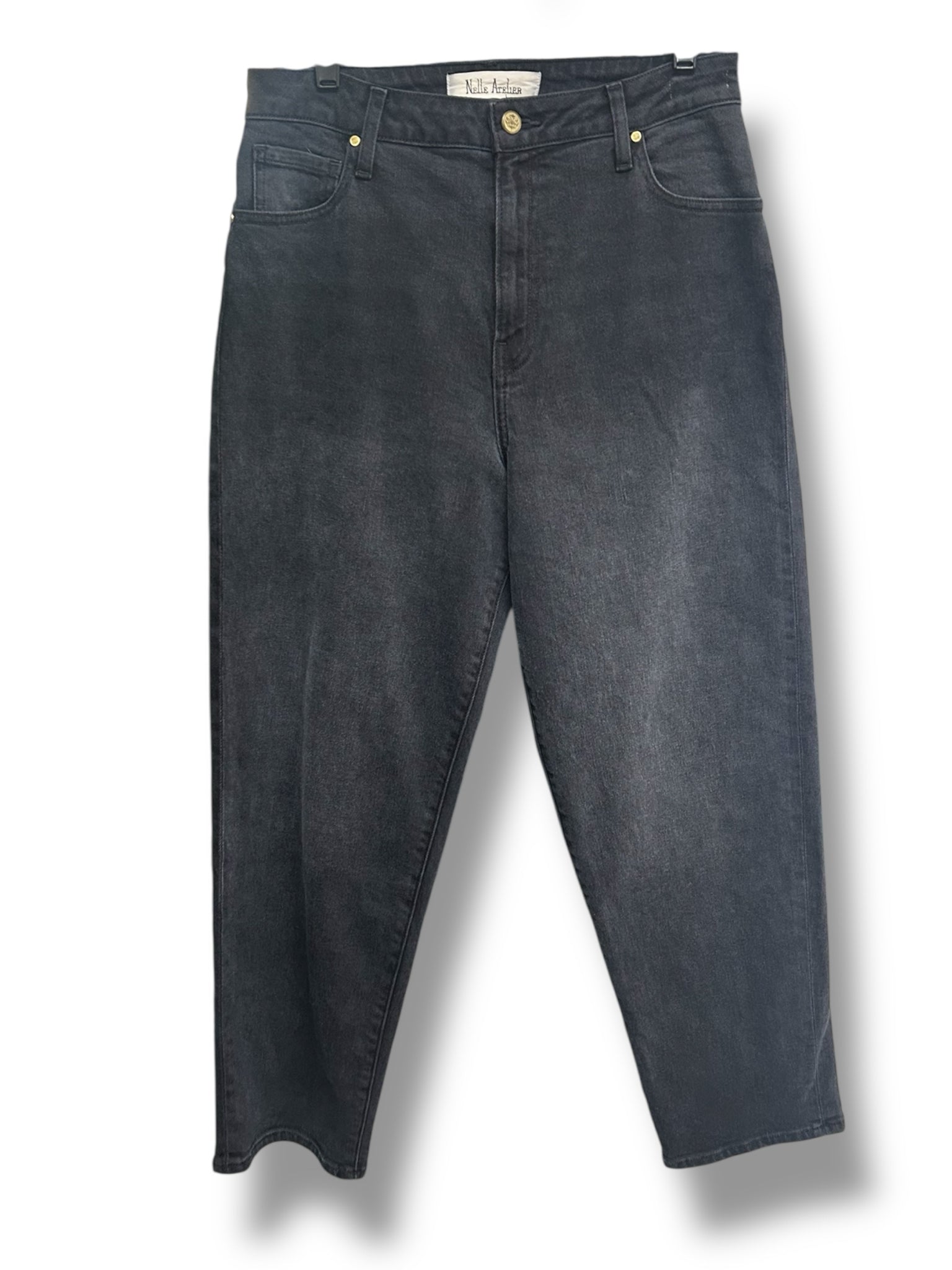 NELLE ATELIER THE STRAIGHT BLACK JEANS SIZE 28