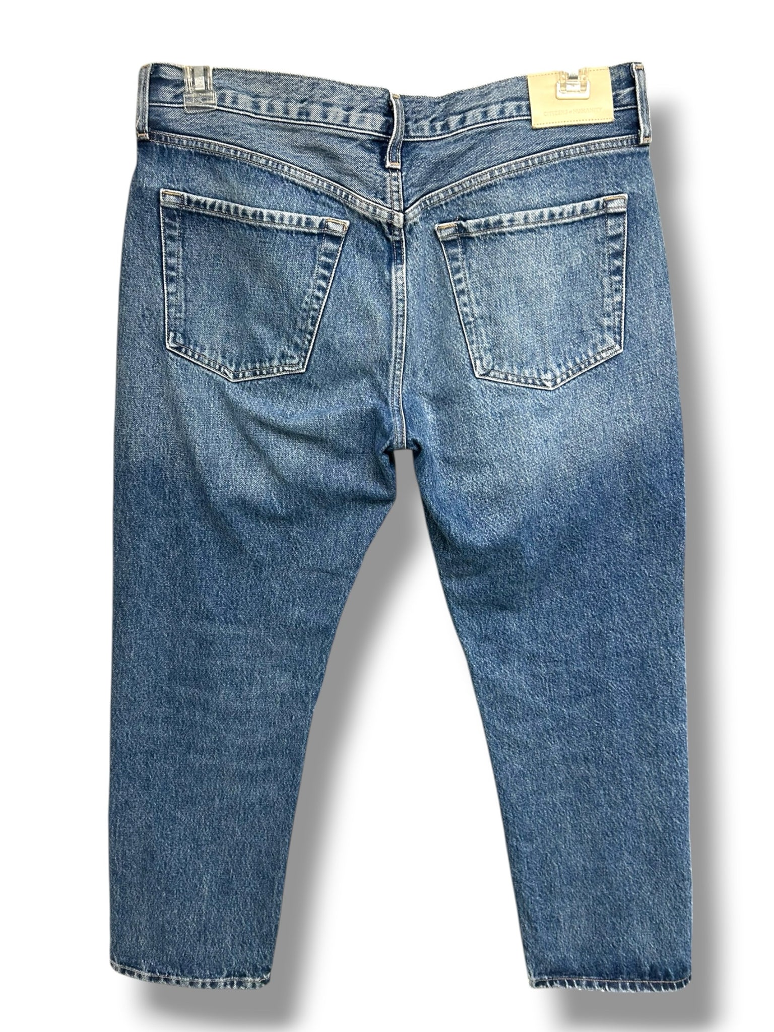 CITIZENS OF HUMANITY BUTTON FLY PREMIUM VINTAGE ISLA SLIM STRAIGHT JEANS