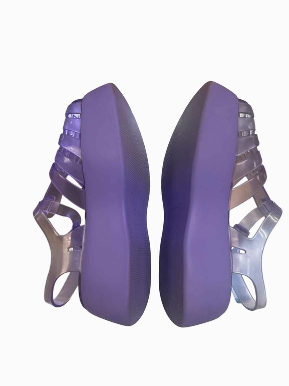 MELISSA POSSESSION JELLY PLATFORM SANDAL SIZE: 9