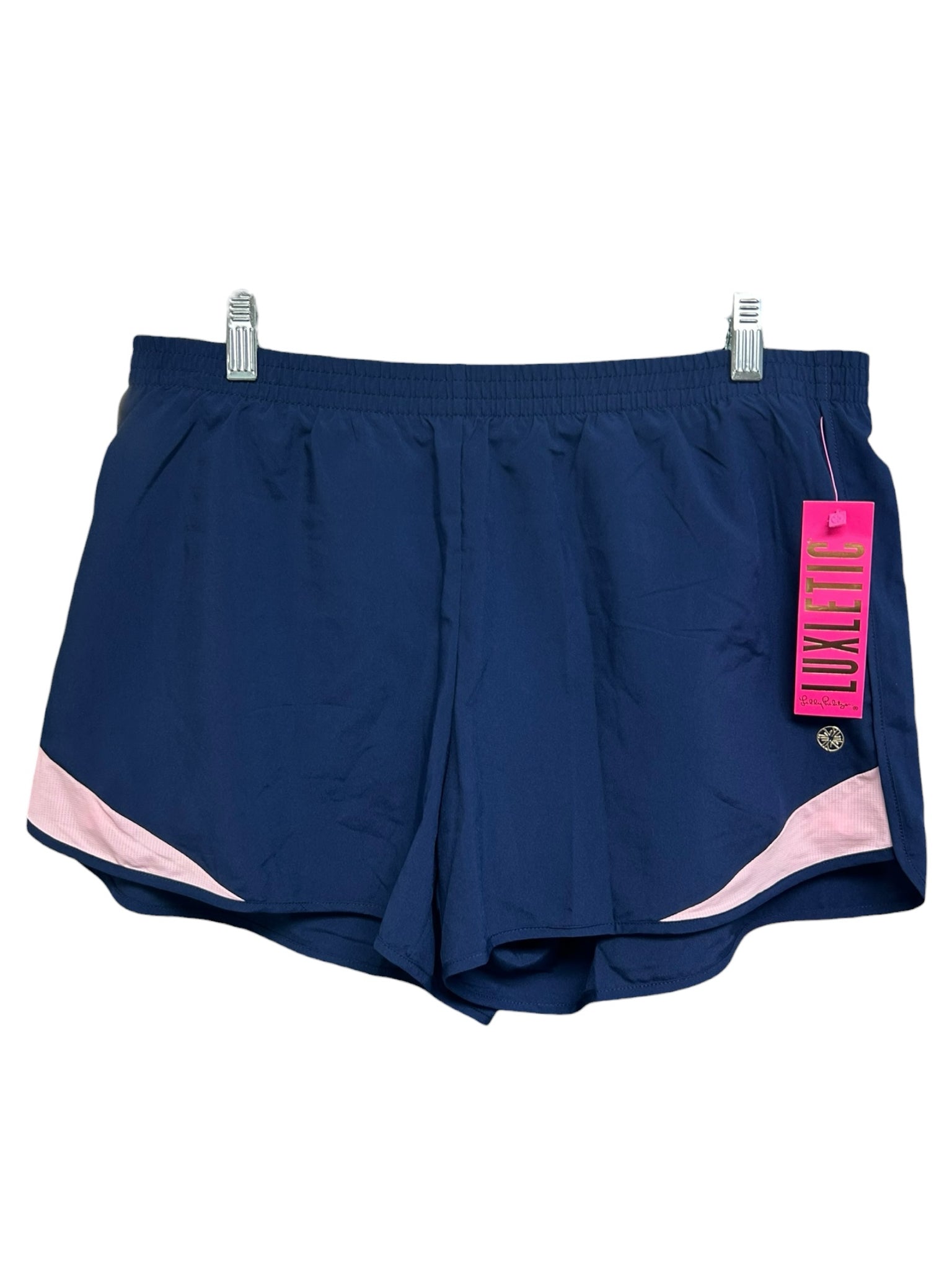 NWT LILLY PULITZER LUXETEC LOW TIDE OCEAN TRAIL RUNNING SHORTS SIZE LARGE