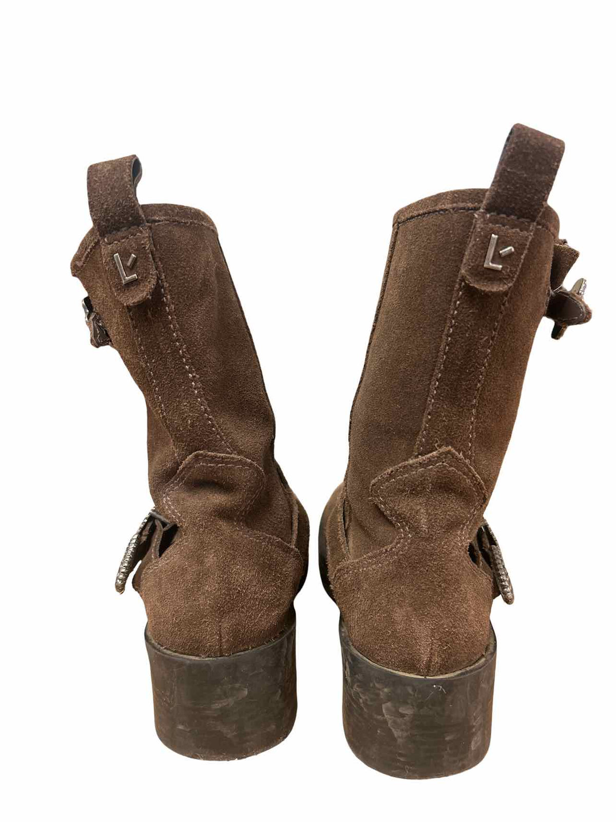 LARROUDE HARDY MOTO BOOT SIZE: 8