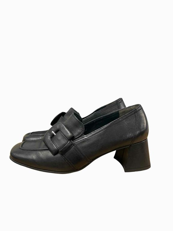PAUL GREEN ROBIN HEEL LOAFERS BUCKLE  SIZE: 9