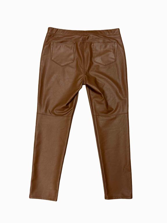 JJILL VEGAN LEATHER PULL ON PANT SIZE: L