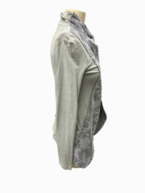 RUNDHOLZ BROCADE ACCENT TAILORED JACKET SIZE: S