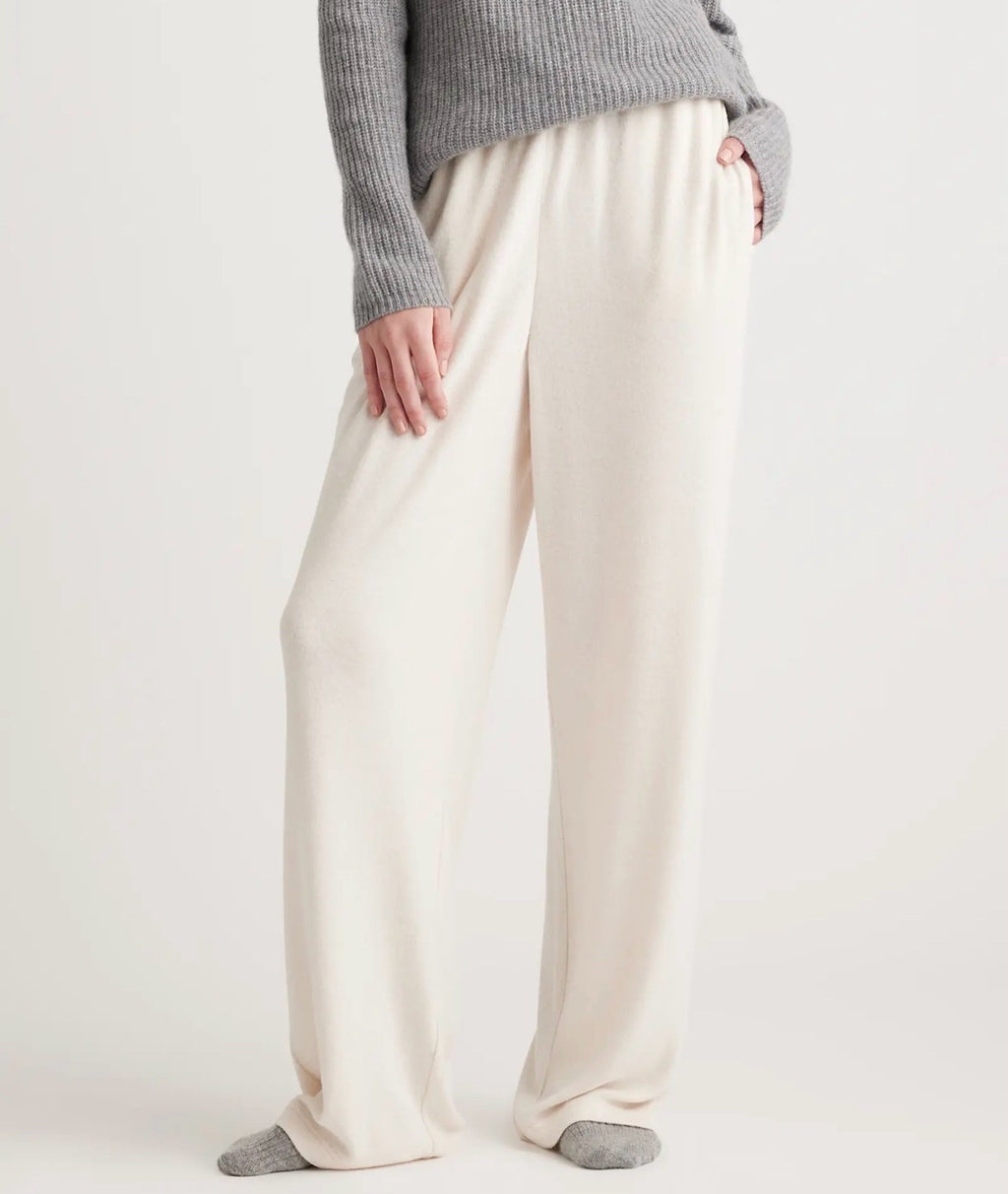 NWT QUINCE BRUSHED LOUNGE CROP HOODIE AND STRAIGHT LEG PULL ON PANTS SIZE XL