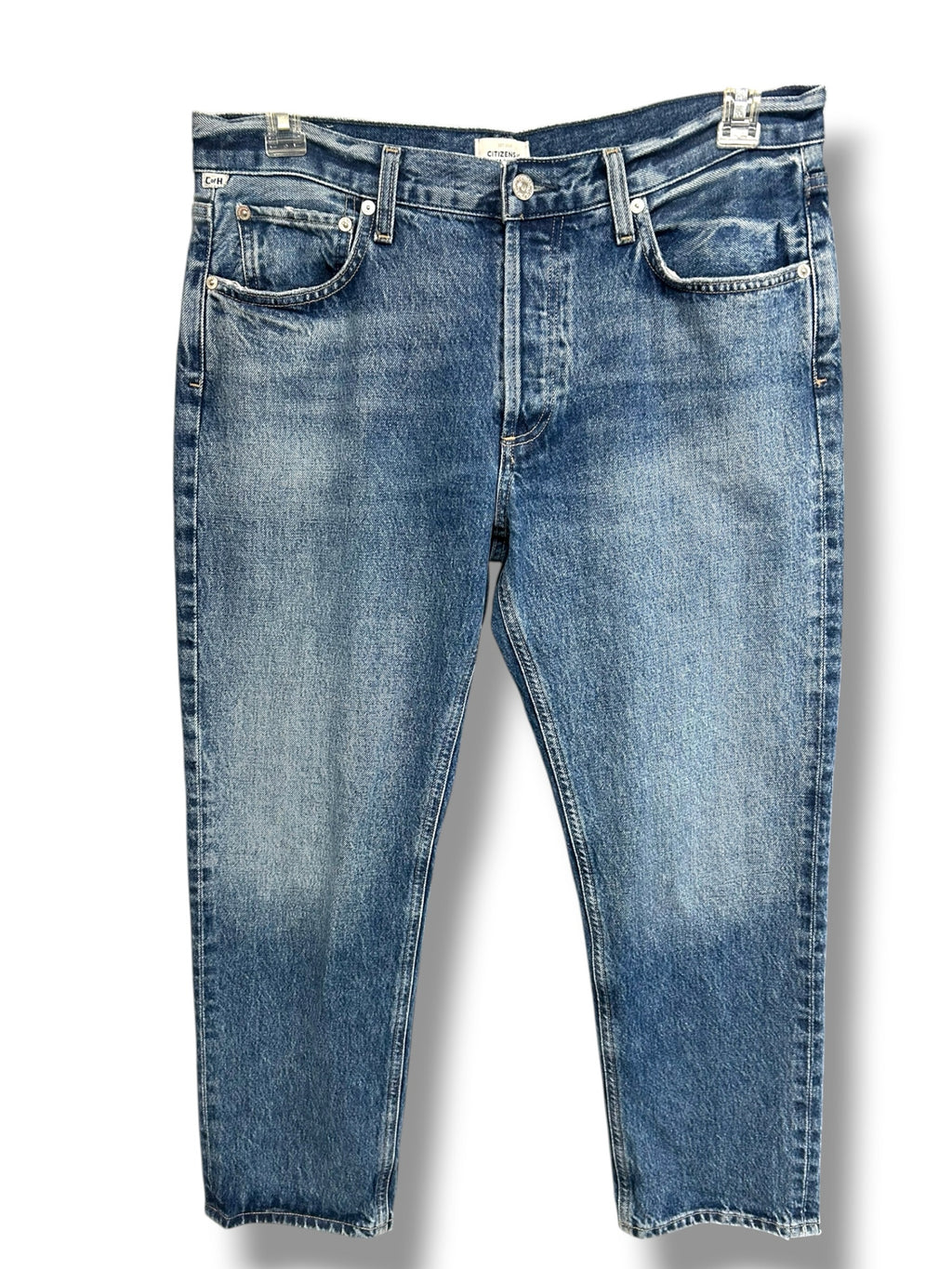 CITIZENS OF HUMANITY BUTTON FLY PREMIUM VINTAGE ISLA SLIM STRAIGHT JEANS