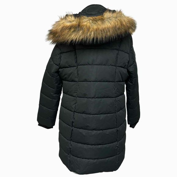 NOIZE HANNAH HOODED BLACK PARKA SIZE XL