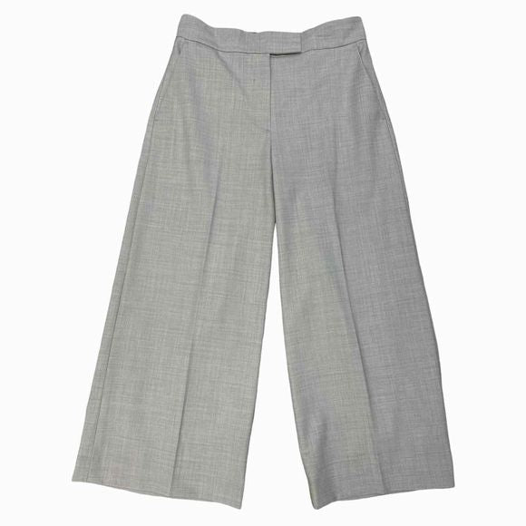 CLUB MONACO WIDE LEG BORREM GRAY PANT WOOL BLEND SIZE 6