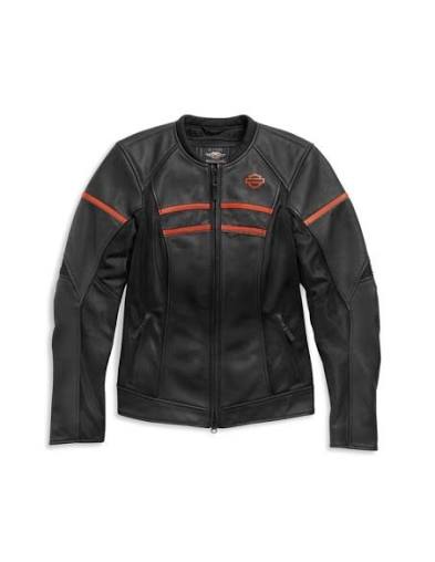 HARLEY DAVIDSON BRAWLER LEATHER RIDING JACKET SIZE M