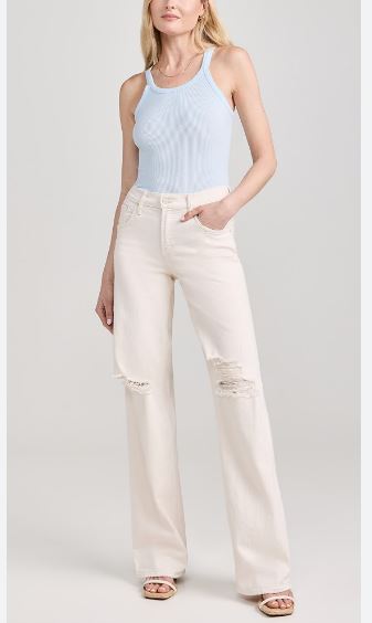 MOTHER SUPERIOR THE DOWN LOW SPINNER WASH NATURAL ACTS JEANS SIZE 27