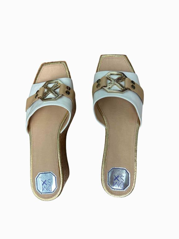 DONALD PLINER DMSX BREN PLATFORM SANDAL SIZE: 8.5