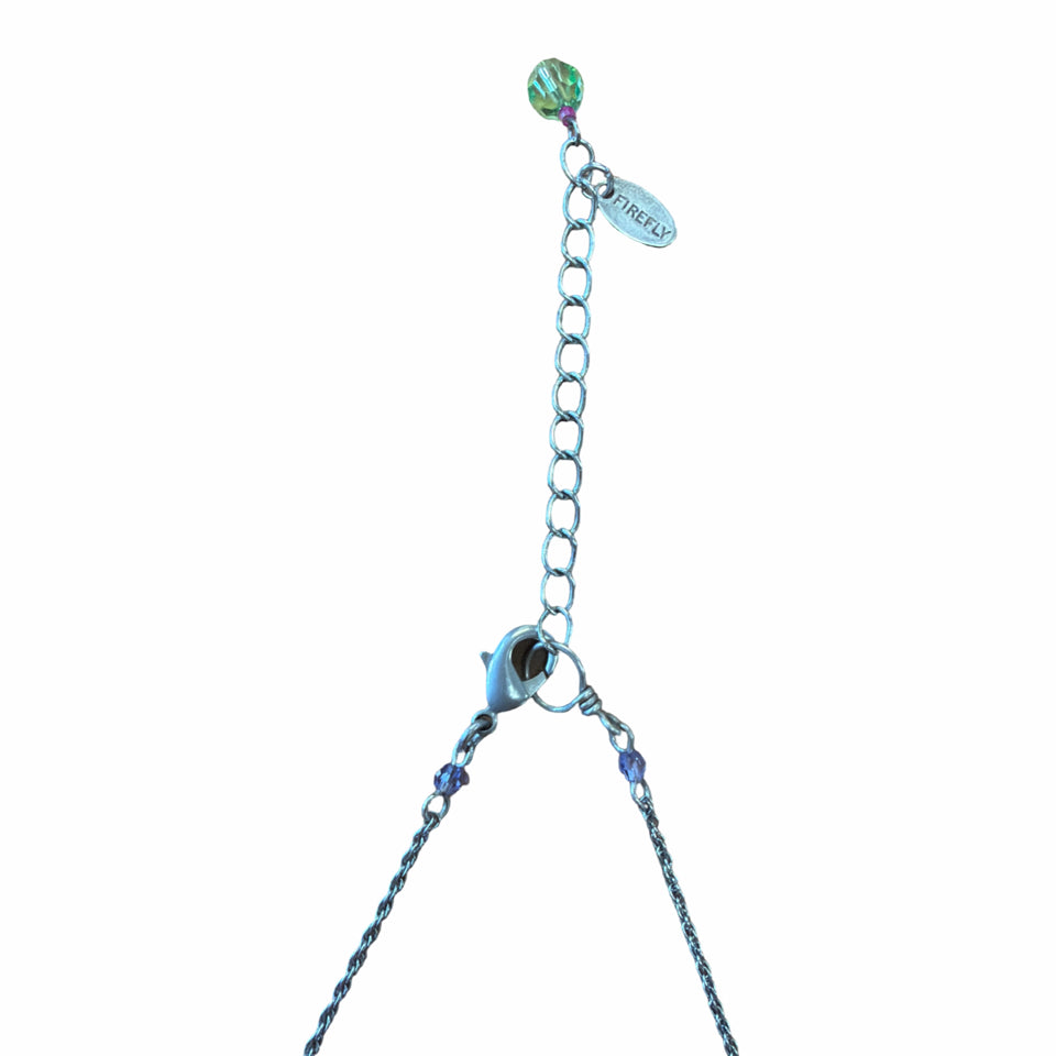 FIREFLY LA DOLCE VITA ANTIQUE SWAROVSKI CRYSTALS & CZECH GLASS BEAD NECKLACE
