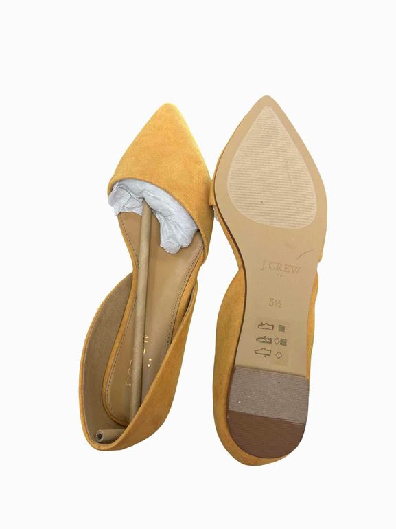 JCREW NIB SUEDED ZOE D'ORSAY FLATS SIZE: 5.5