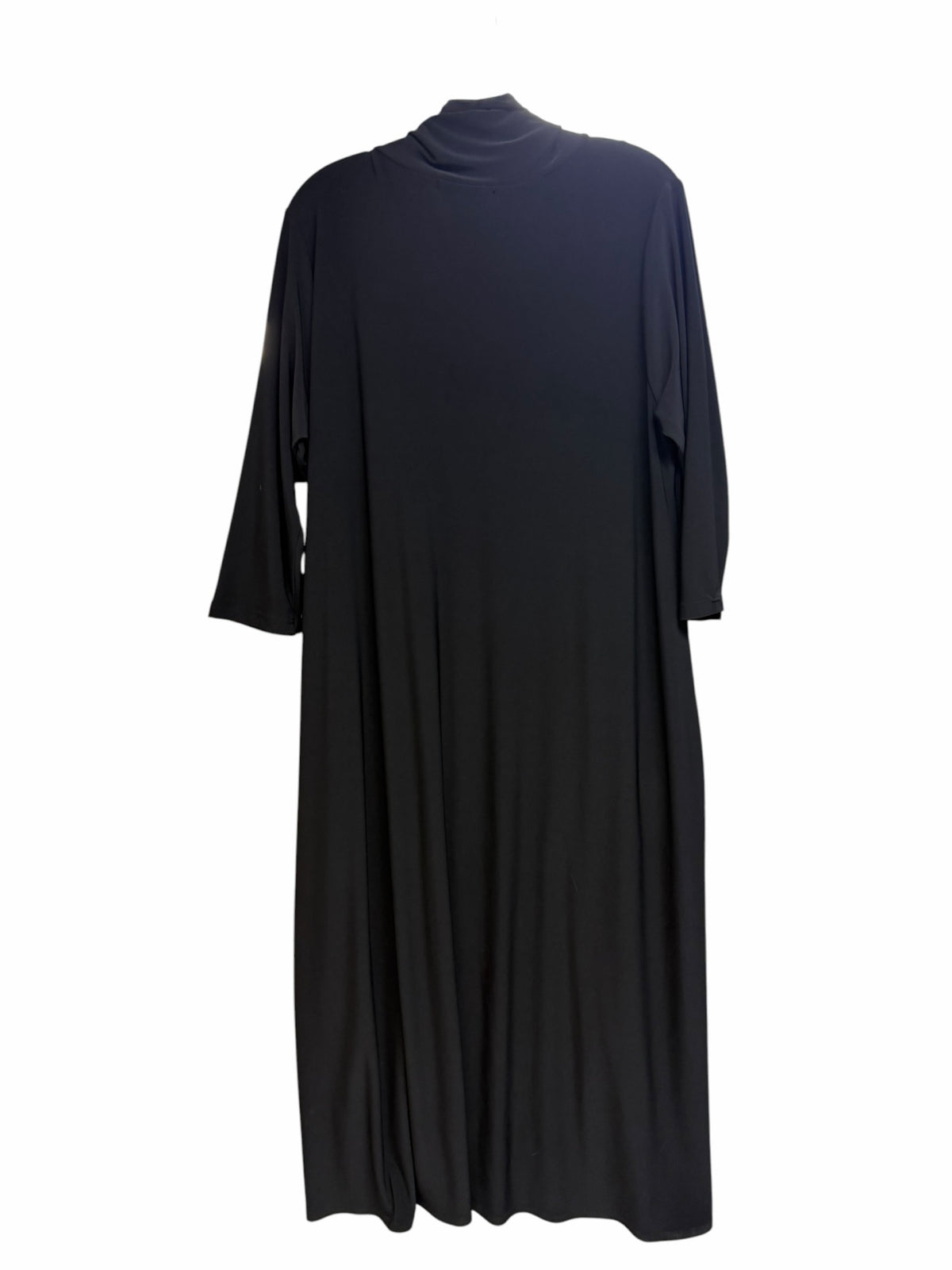 NEW WITH TAGS SYMPLI ZEST BLACK POCKET 3/4 LENGTH SLEEVE LAGENLOOK DRESS