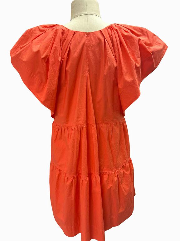 A.L.C.  HALEY SPICED CORAL MINI DRESS SIZE: 6
