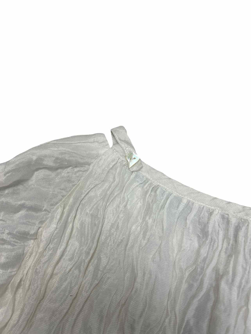 RENLI SU MULBERRY SILK CRINKLED BLOUSE SIZE: S