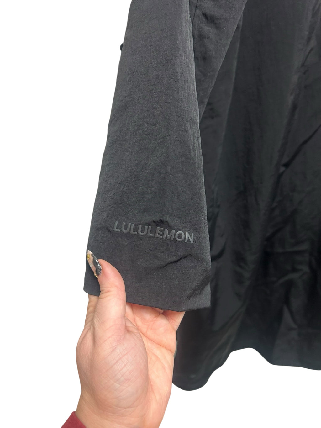 LULULEMON LAB BLACK COLLARED ALINE MID LENGTH COAT SIZE 12 - WEARHOUSE  CONSIGNMENT