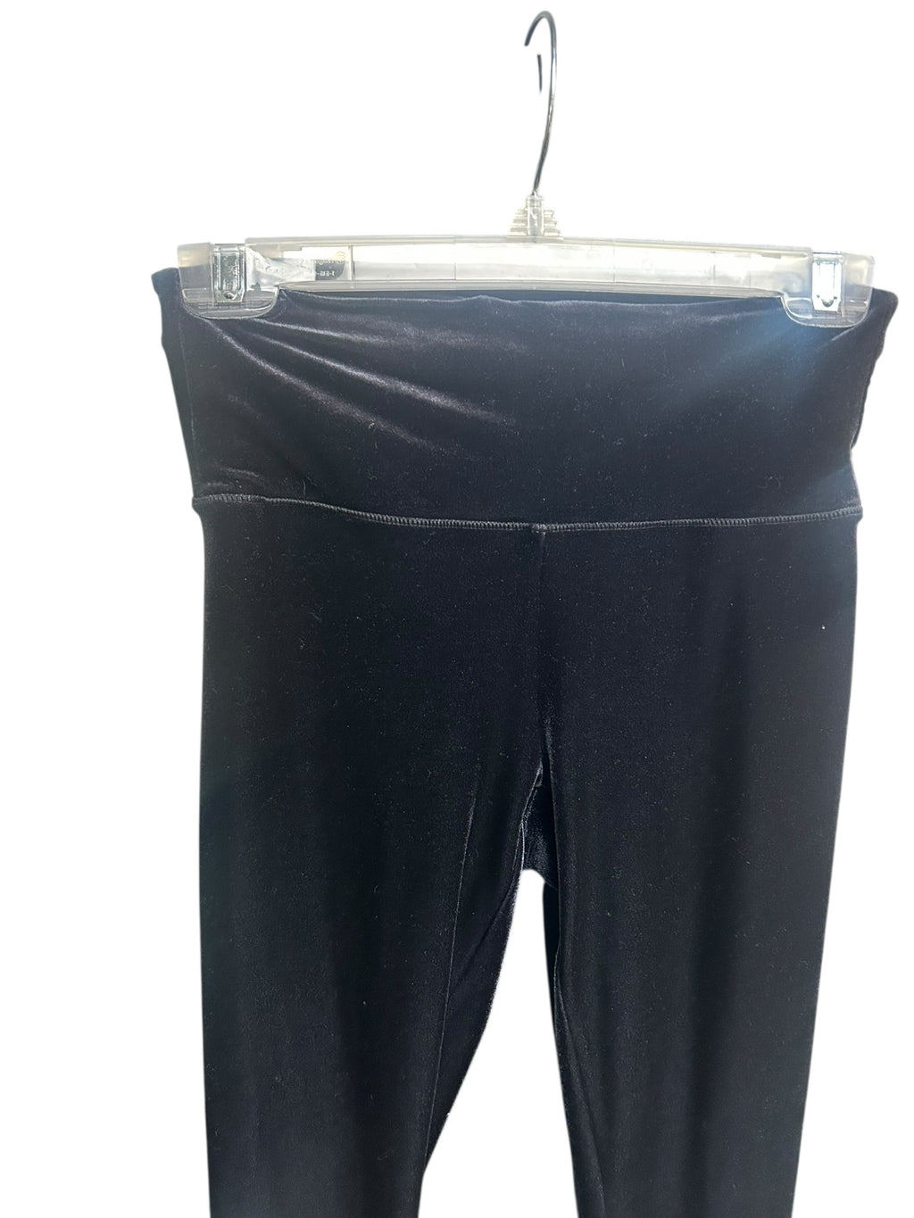 ATHLETA CHATARUNGA BLACK VELVET TIGHTS SIZE SMALL TALL