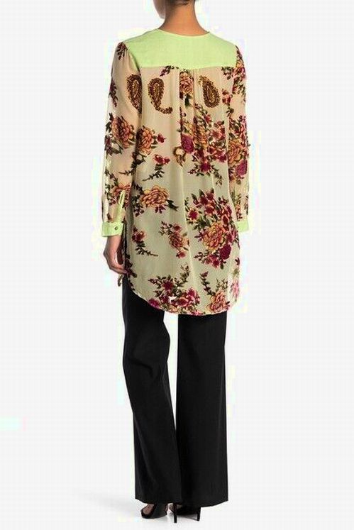 ARATTA NEW! DREAMY VELVET TUNIC VELVET SAGE SIZE: M