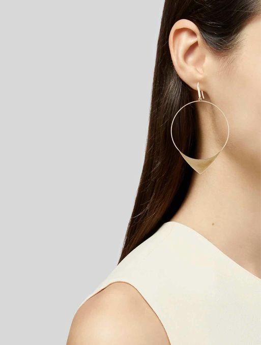 LANA JEWELRY 14K MAGIC ELITE HOOP EARRINGS MEDIUM
