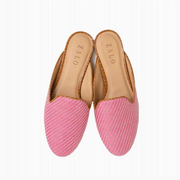 ZALO RAFFLE MULE IN FUSCHIA SIZE: 11