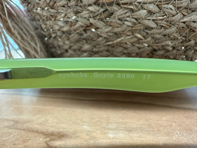 EYEBOBS SQUARE TOP TORTOISE CELERY GREEN READERS 1.5