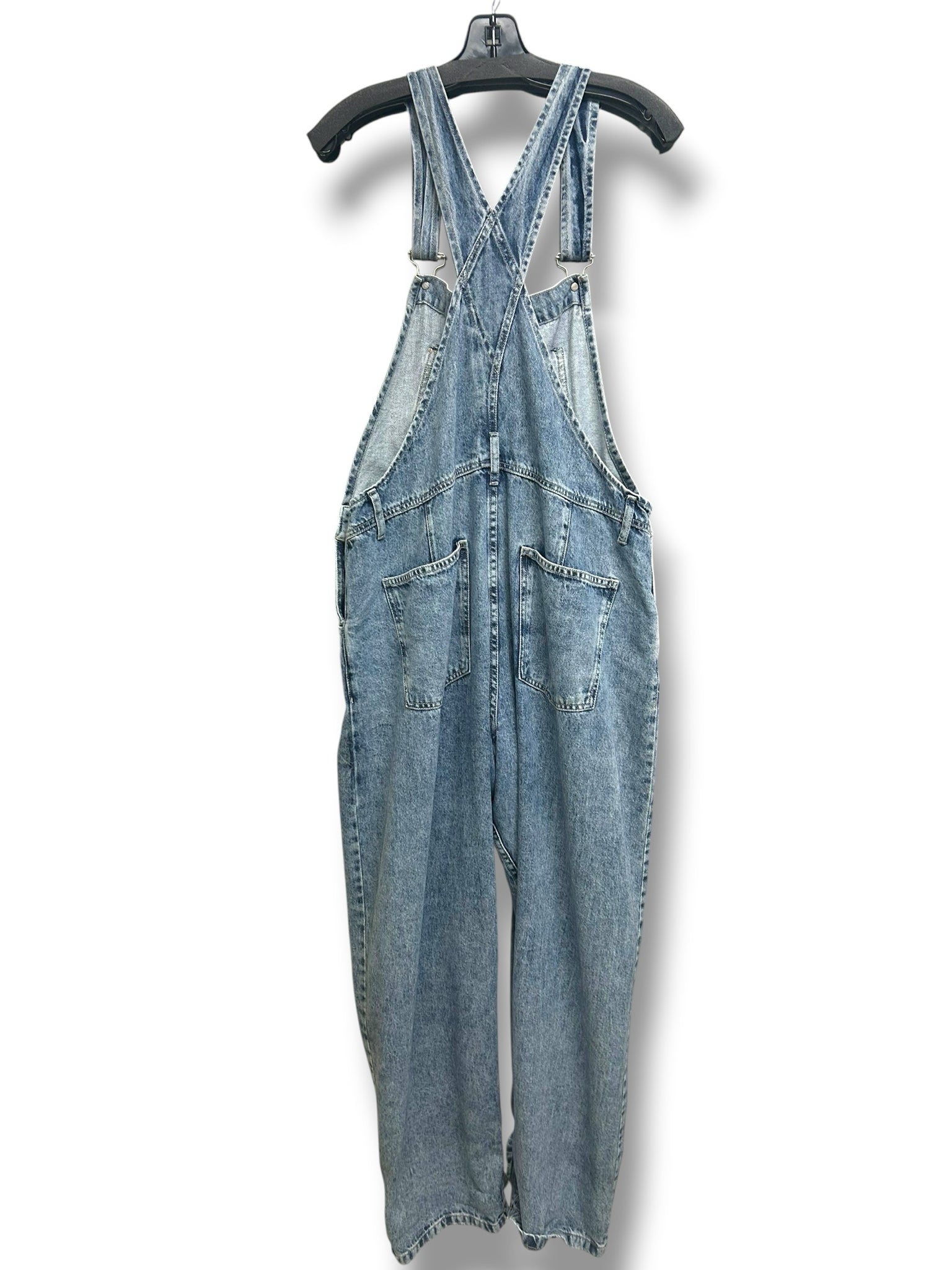 WE THE FREE ZIGGY SLOUCHY COTTON DENIM OVERALLS SIZE MEDIUM
