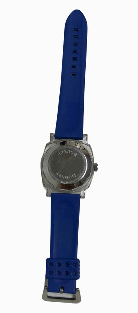 DOONEY & BOURKE CRYSTAL SILICONE BLUE SPORT WATCH