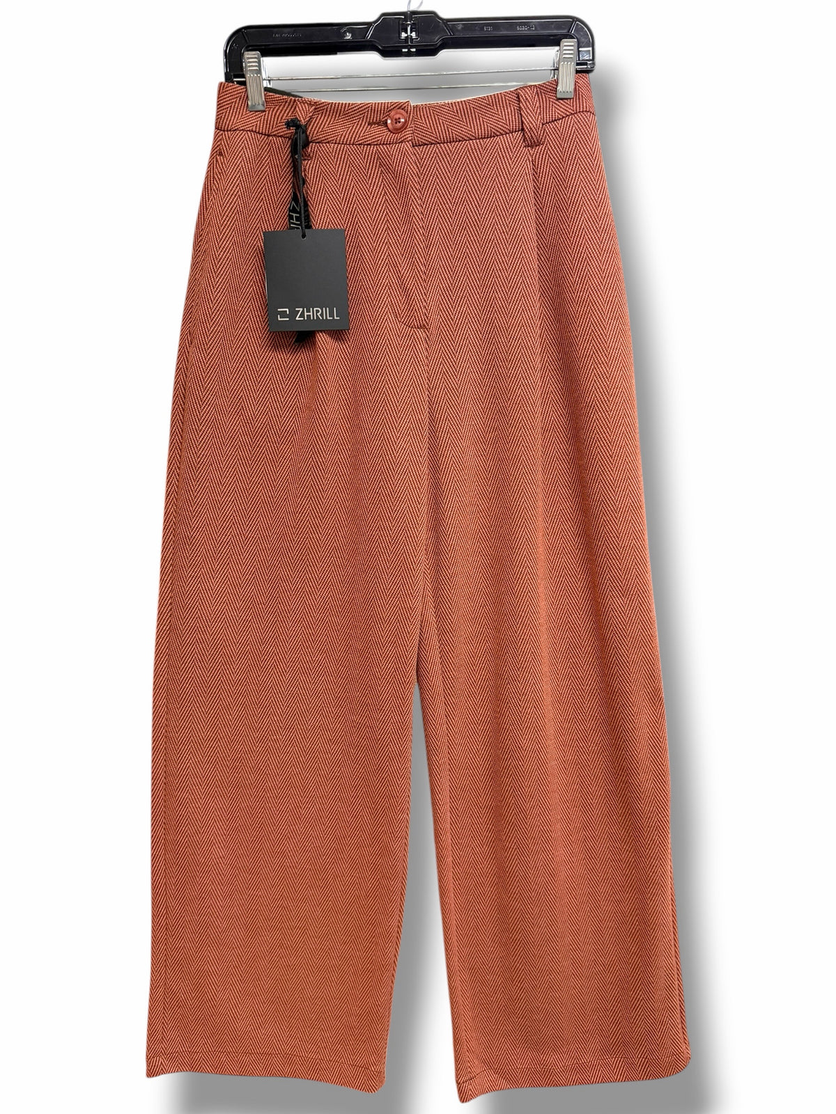 NEW WITH TAGS ZHRILL HERRING TANGERINE WIDE LEG TROUSERS SIZE 26