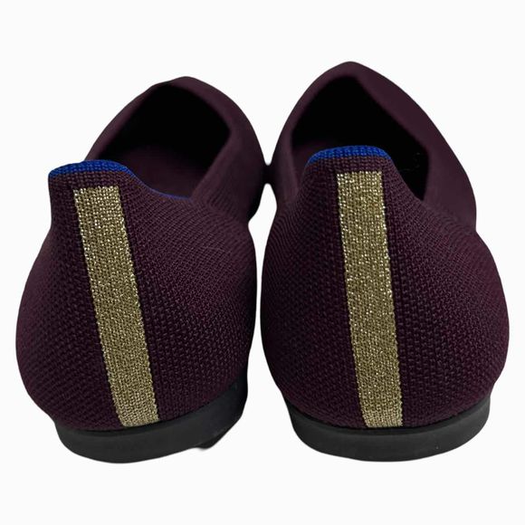 ROTHY'S THE POINT WIDE SIZE PLUM FLAT SIZE 9.5W