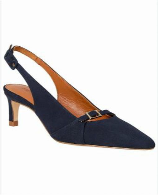 J MCLAUGHLIN DORTHEA SUEDE SLINGBACK KITTEN HEEL SIZE 9