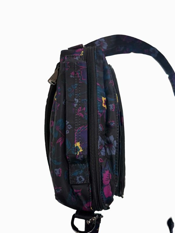 LUG MINI RANGER CROSSBODY IN BOHO FLORAL BLACK