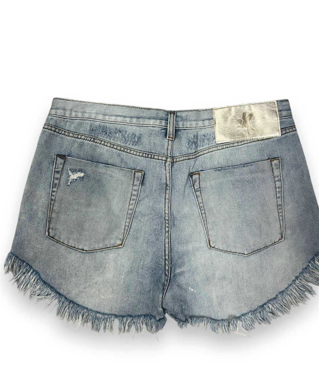 ONE X ONE TEASPOON MONT BLUES LIBERTINES ALTERED DENIM CUT OFF SHORTS SIZE 32