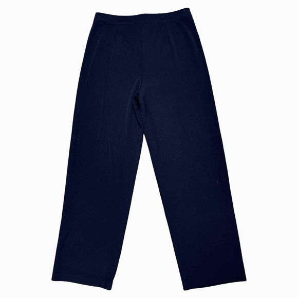 MISOOK NAVY KNIT PANTS SIZE L