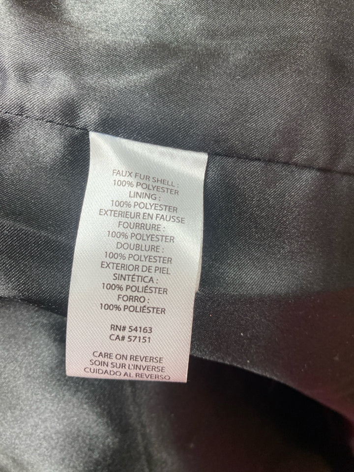 CALVIN KLEIN DOUBLE BREASTED CURLY COAT SIZE XS