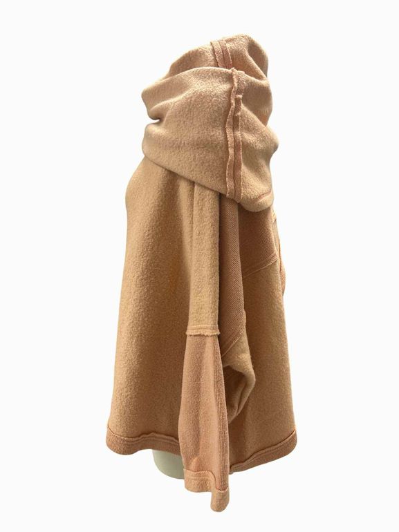 FREE PEOPLE HUNTINGTON OVERSIZED COWL NECK PULLOVER SIZE: XS