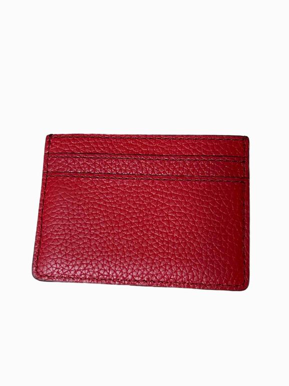 MARC JACOBS PEBBLED LEATHER CARD HOLDER
