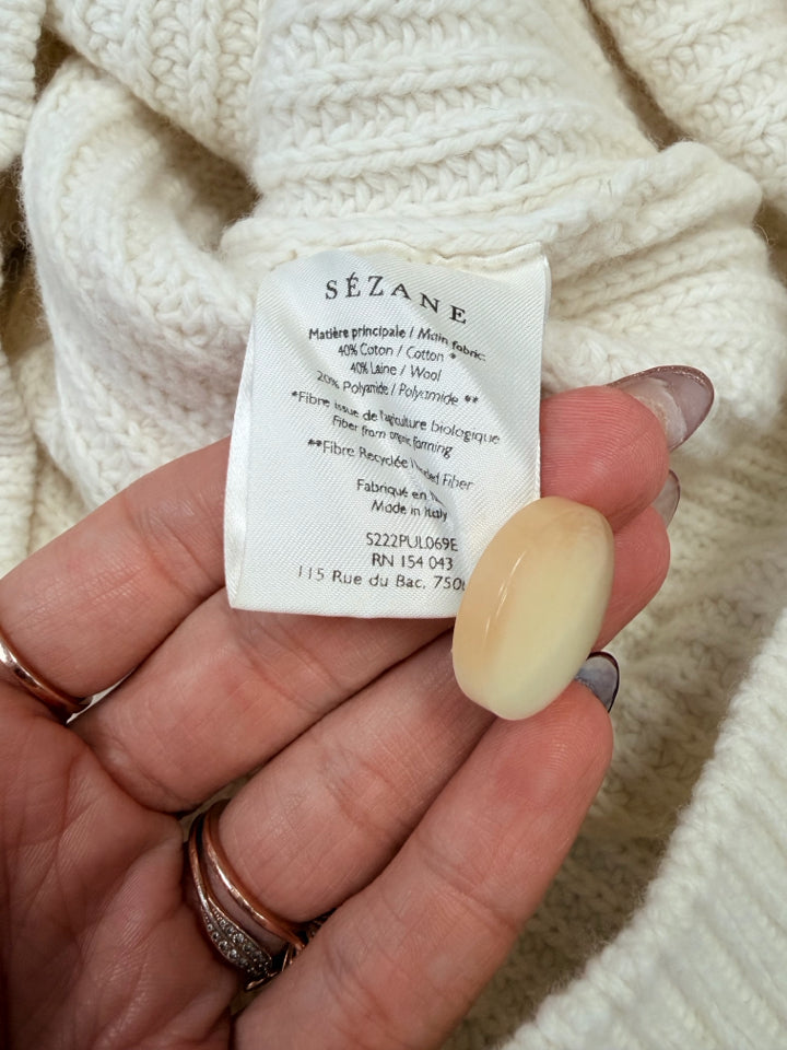 LA MAILLE SEZANE ORGANIC COTTON LUCAS JUMPER SIZE SMALL