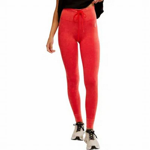 FP MOVEMENT GO TO RIBBED LEGGINGS ORANGE SIZE M/L
